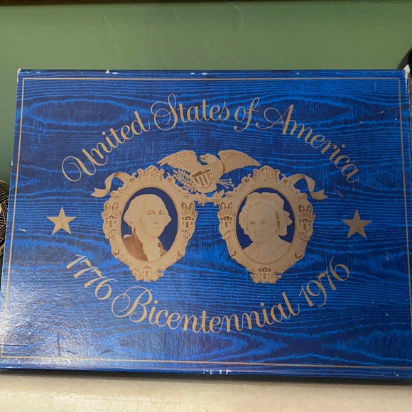 Avon Commemorative United States of America Bicentennial Glass Dish IOB - Picture 7 of 10